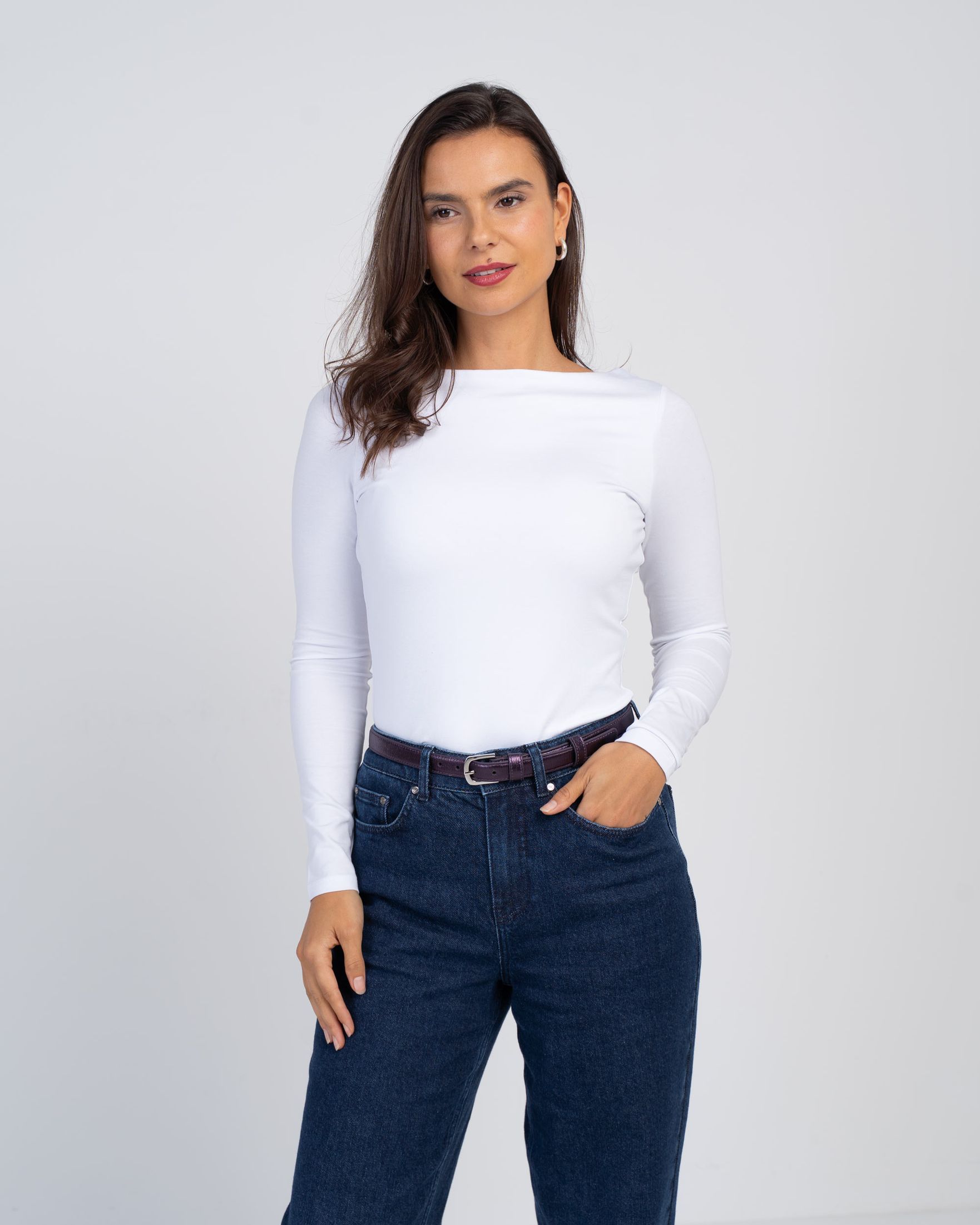 Taylor Metallic Skinny Belt