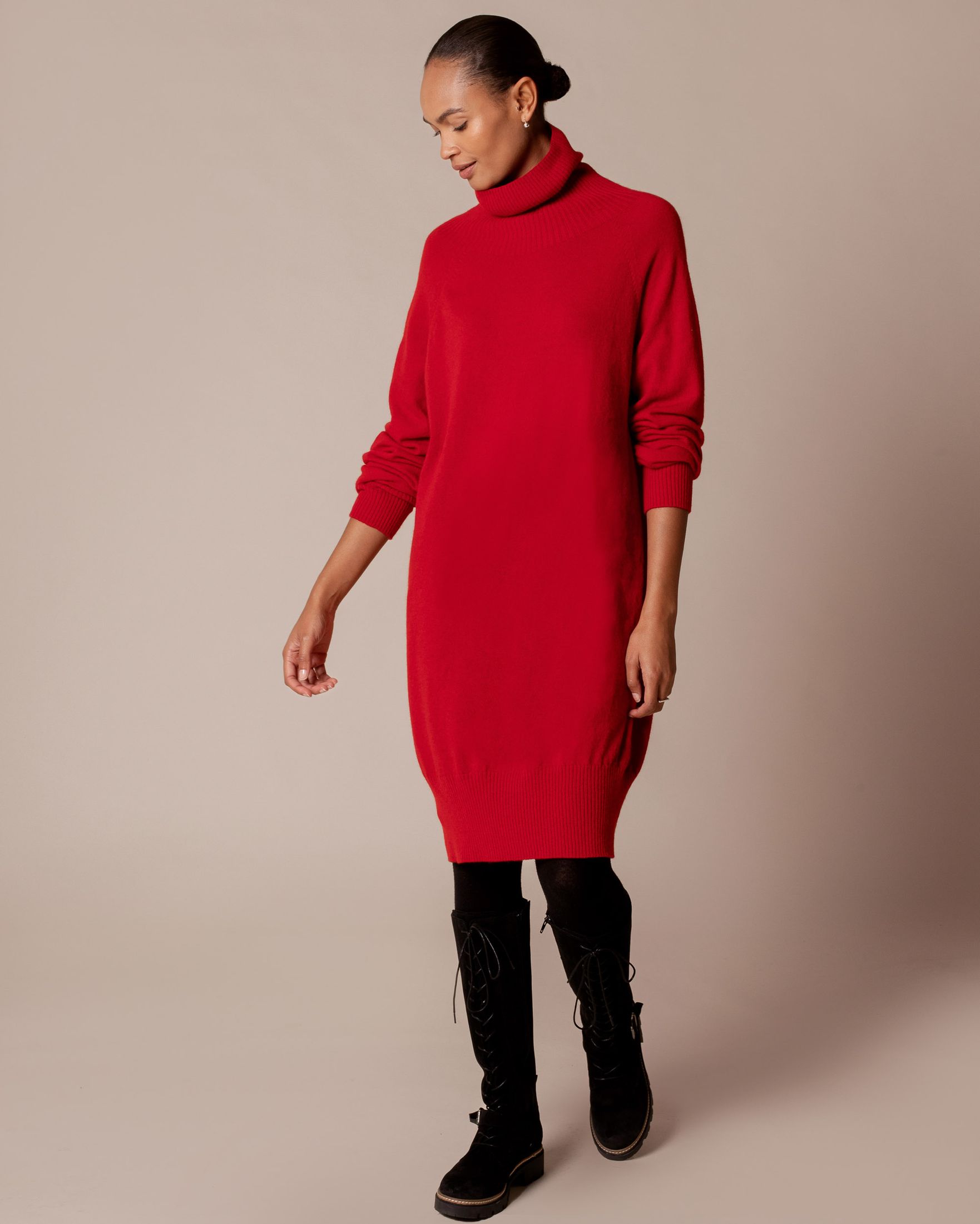 Celtic Geelong Roll Neck Knee Length Dress