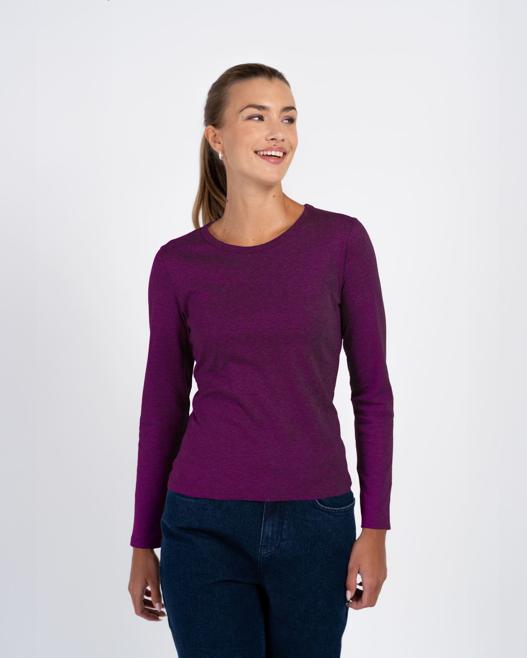 Wool Blend Crew Neck