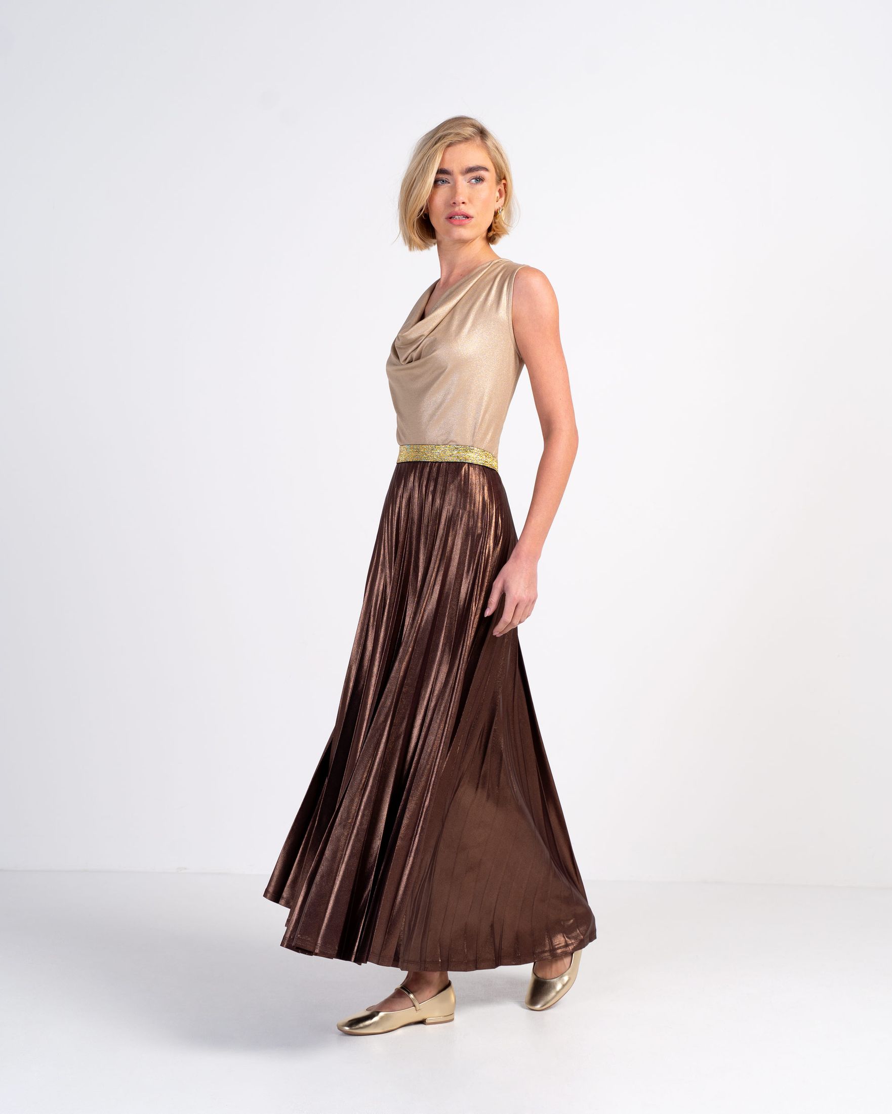Full Pleated Skirt