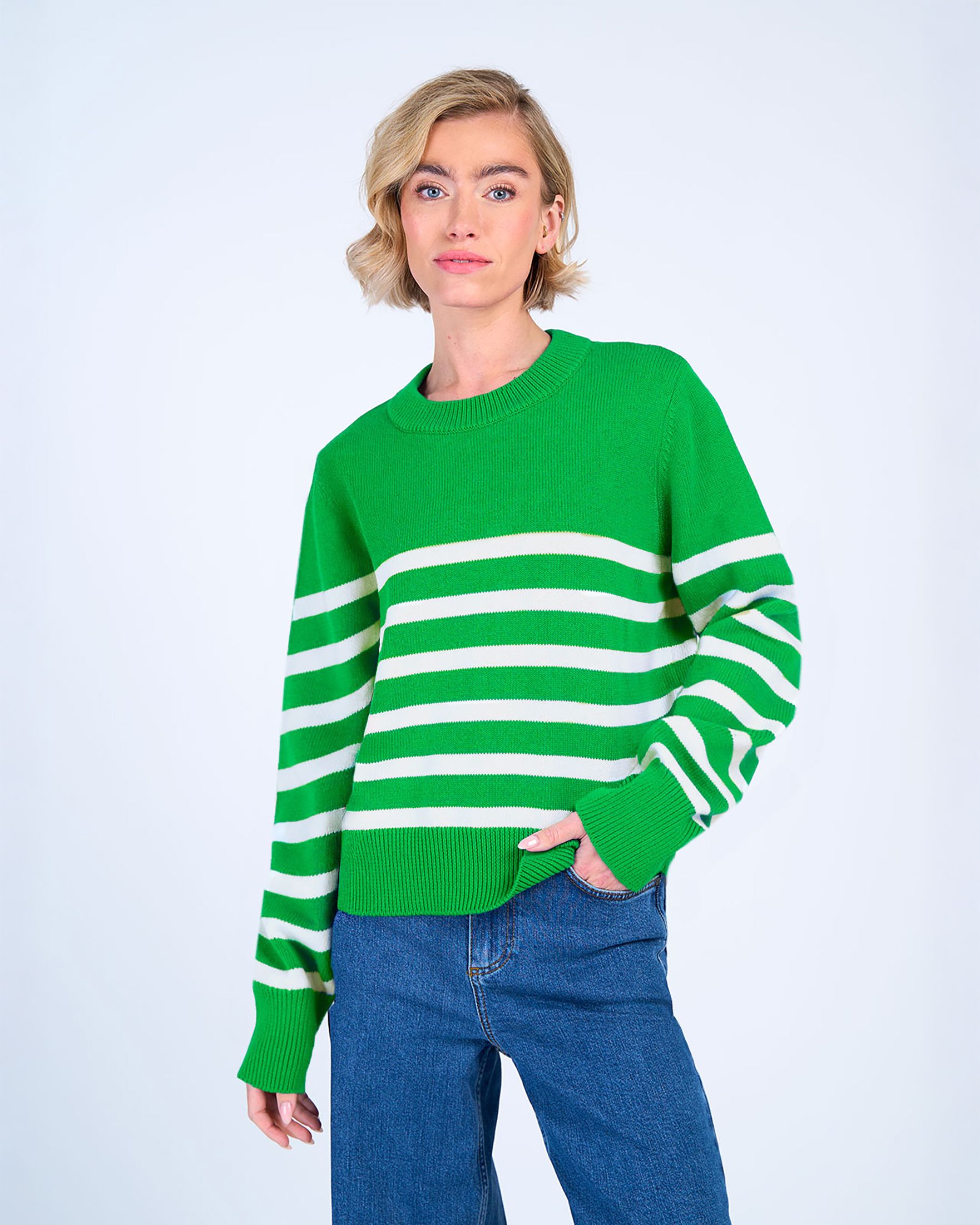 Boxy Stripe Jumper