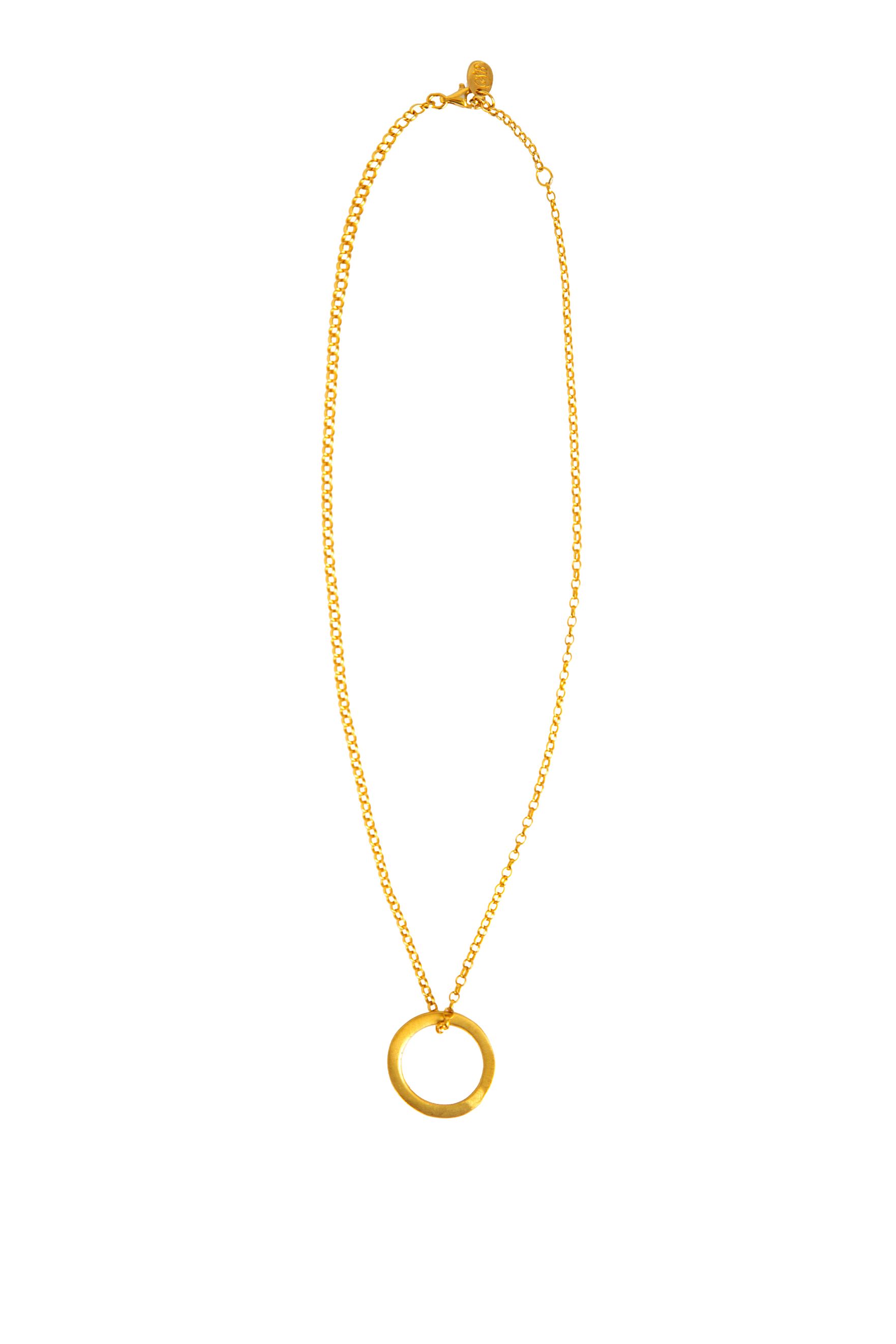 Halo Necklace Gold