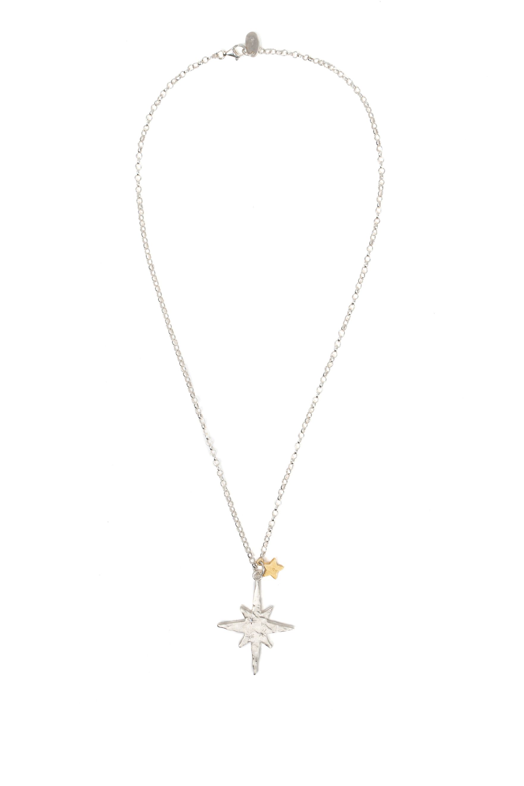 North Star Necklace Silver