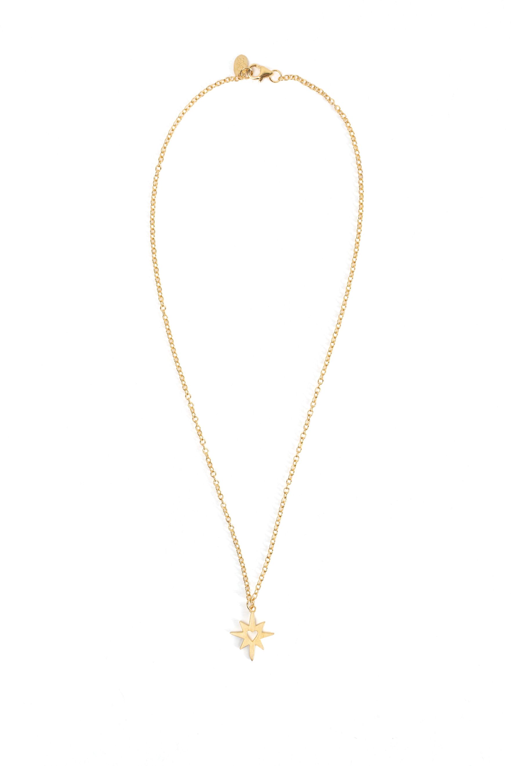 Starburst Necklace Gold