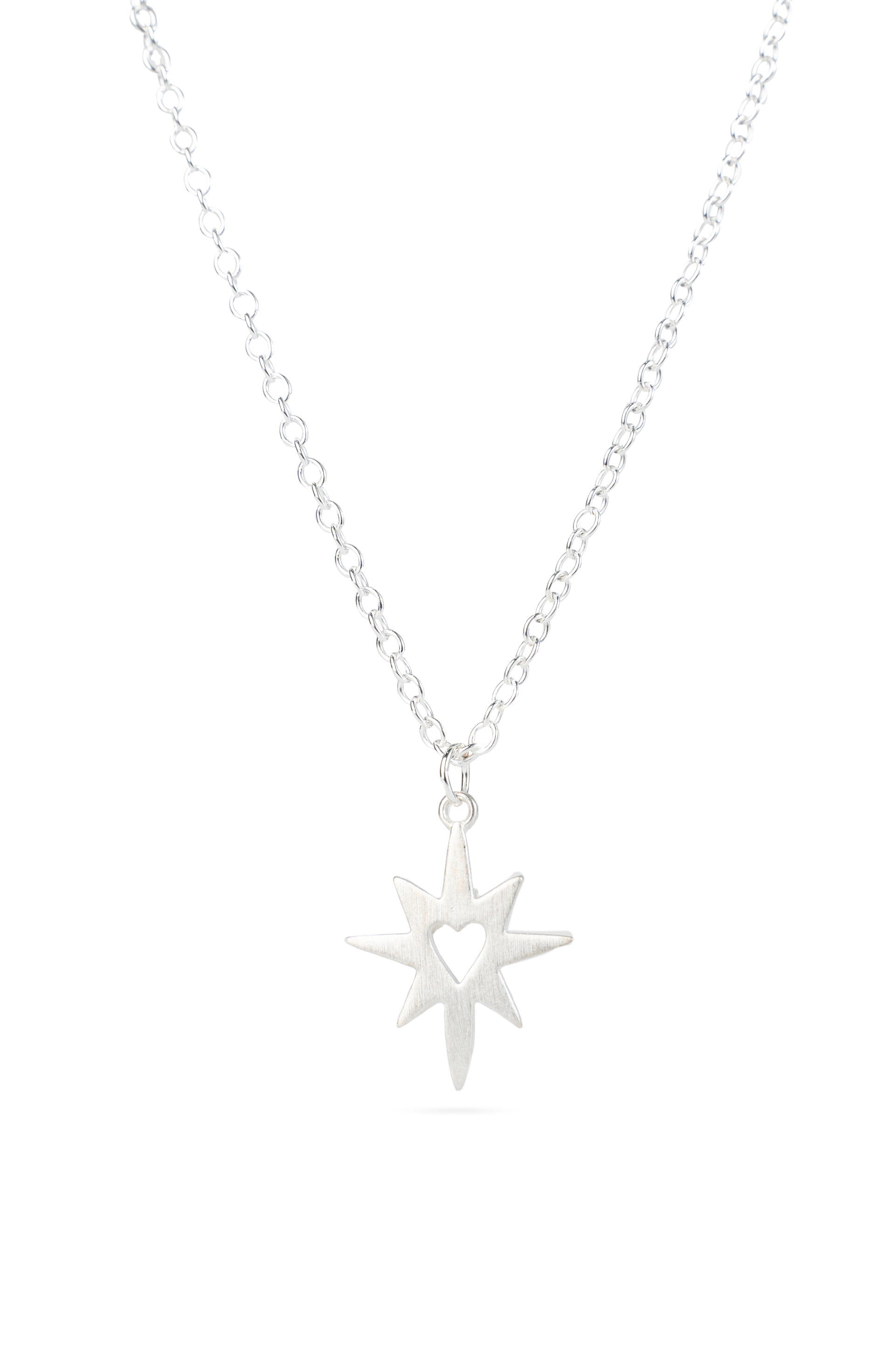 Starburst Necklace Silver