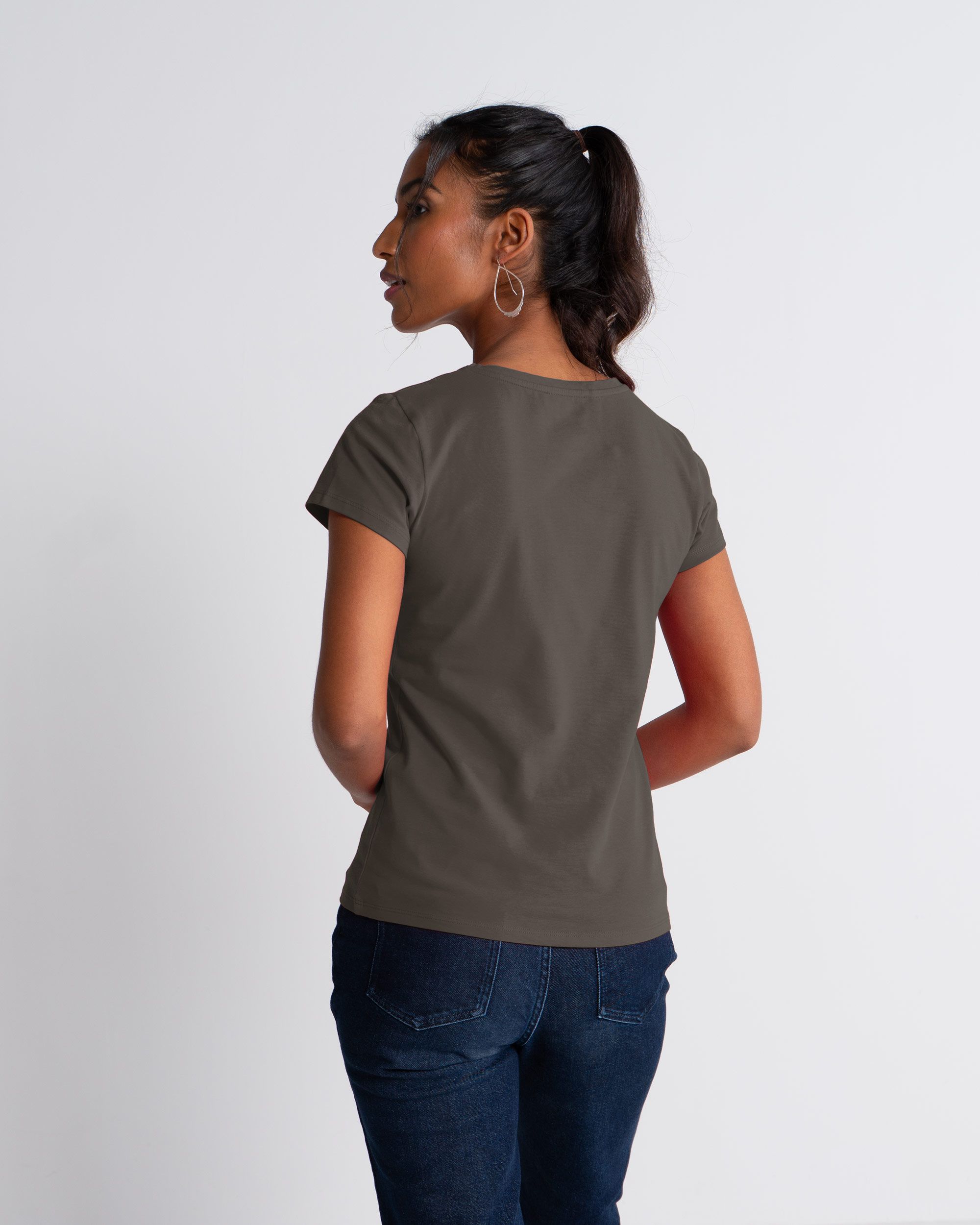 Women V-Neck Block Printing Cotton Cord-set