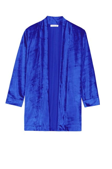 Velvet Wrap Jacket