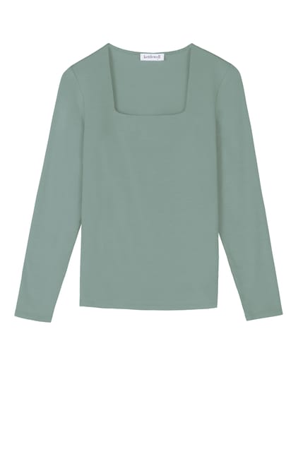 Jodi Square Neck Long Sleeve