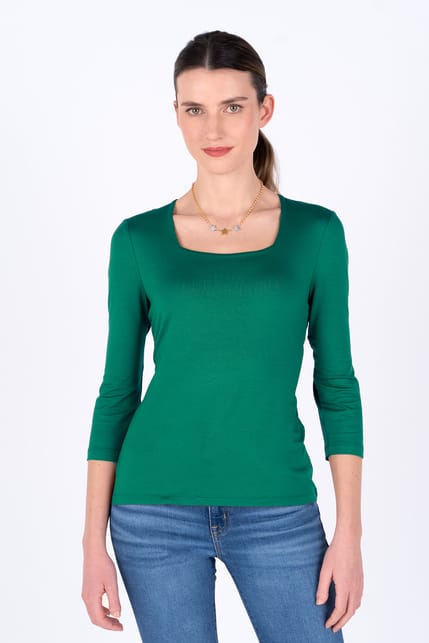 Square Neck 3/4 Sleeve