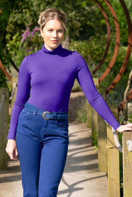 Silky Roll Neck