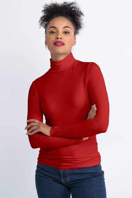 Silky Roll Neck