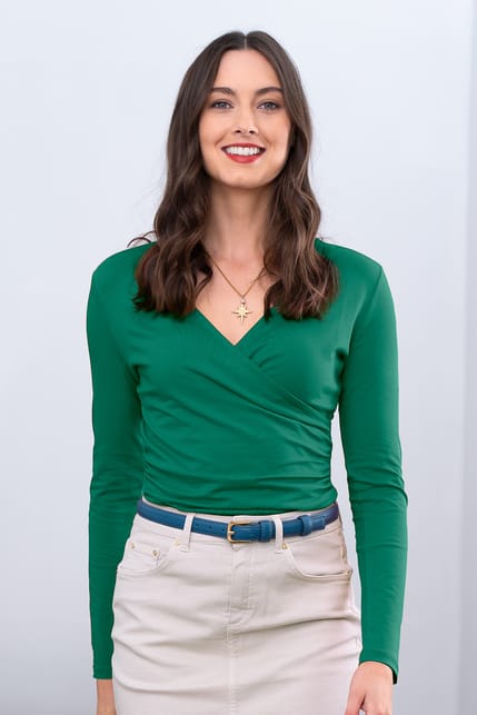 Cotton Modal Crossover Top