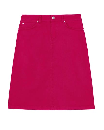 A-Line Denim Skirt