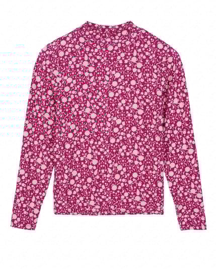 Carrie Print Mock Neck