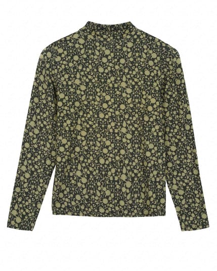 Carrie Print Mock Neck