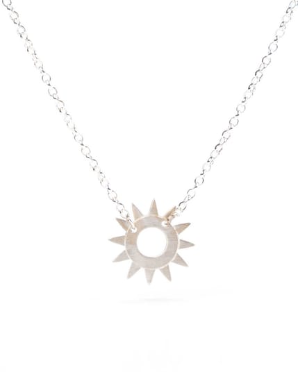 Sunrise Necklace Silver