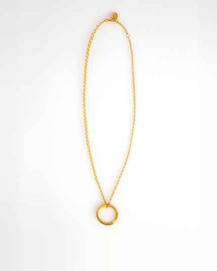 Halo Necklace Gold