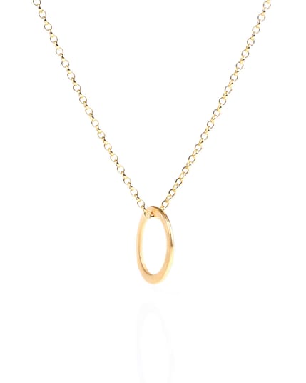 Halo Necklace Gold