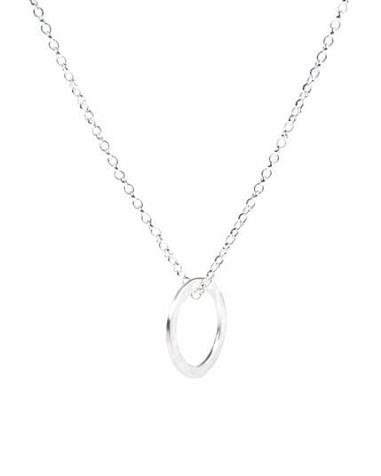 Halo Necklace Silver