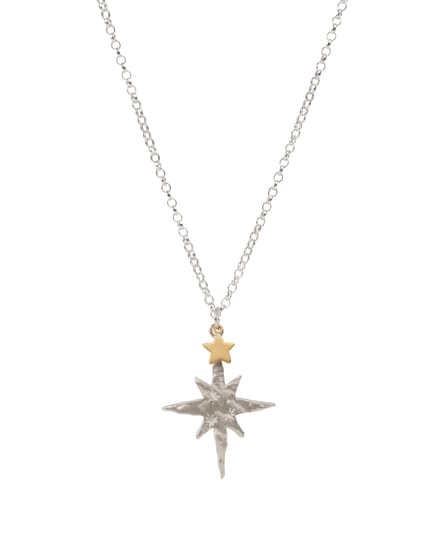North Star Necklace Silver