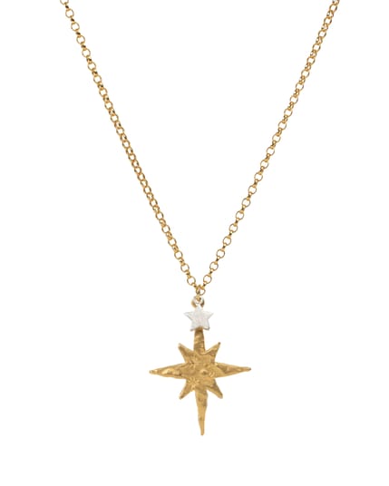 North Star Necklace Gold