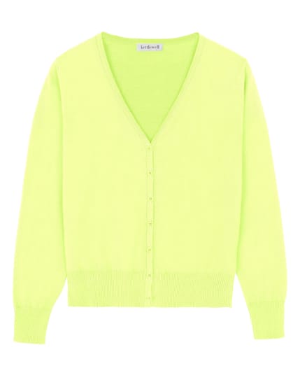 Cosmo Organic Cotton V Neck Cardigan