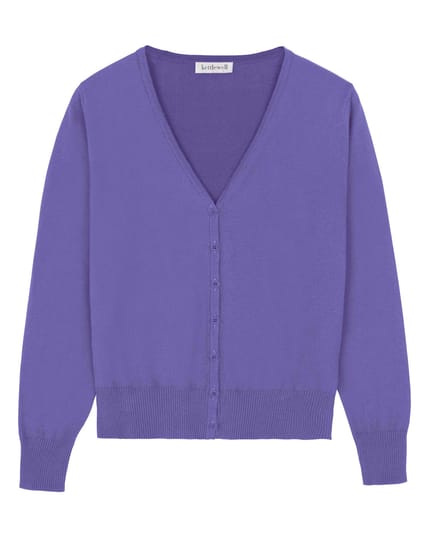 Cosmo Organic Cotton V Neck Cardigan