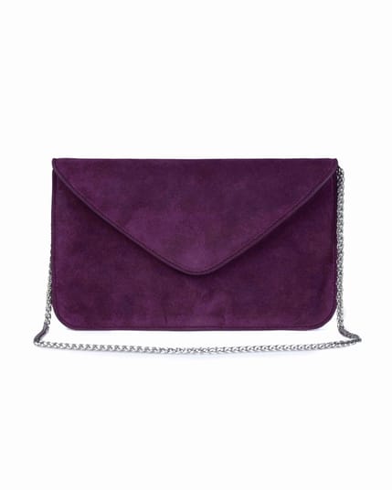 Emmeline Suede Clutch Bag