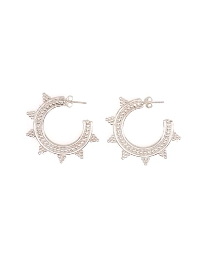 Meeting at Dawn Earrings Silver