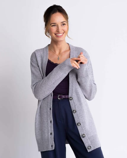 Boyfriend V Neck Cardigan