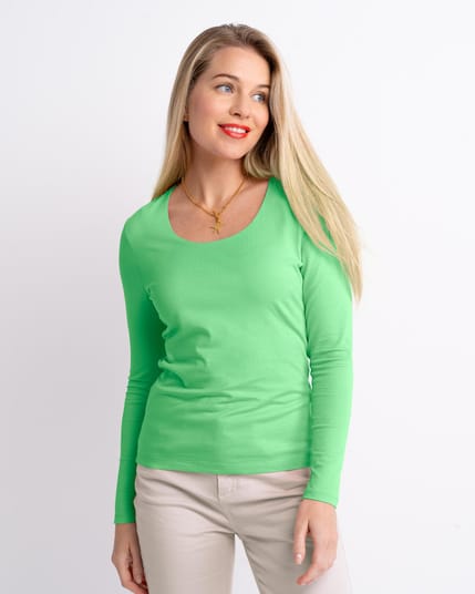 Darcey Scoop Long Sleeve