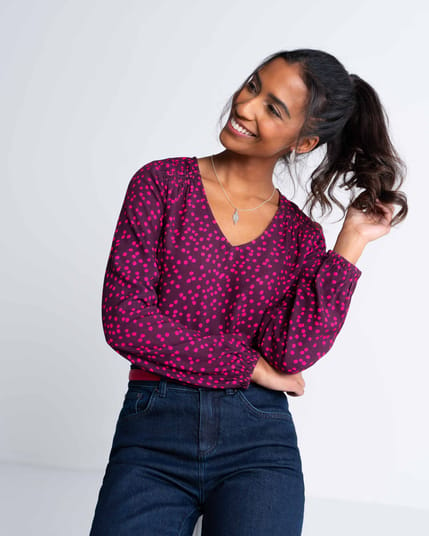 Joni Print Blouse