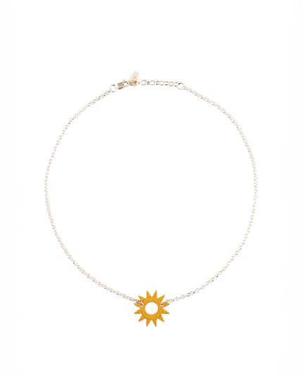 Sunrise Necklace Gold & Silver