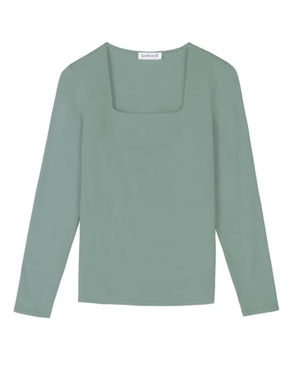 Jodi Square Neck Long Sleeve