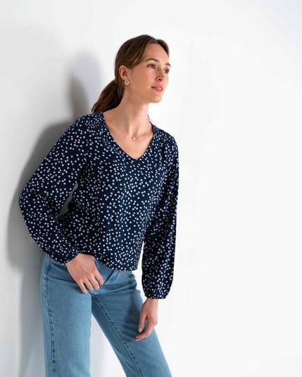 Joni Print Blouse