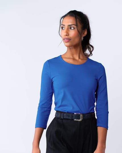 Semi Scoop 3/4 Sleeve