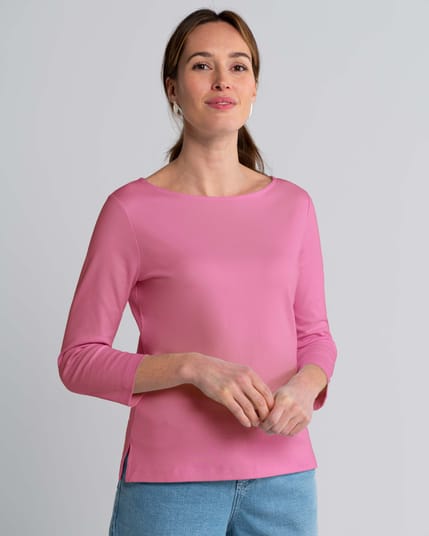 Bryony Boat Neck 3/4 Sleeve