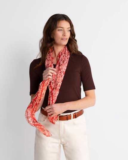Frances Floral Square Scarf