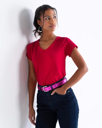 Everyday Cotton V Neck