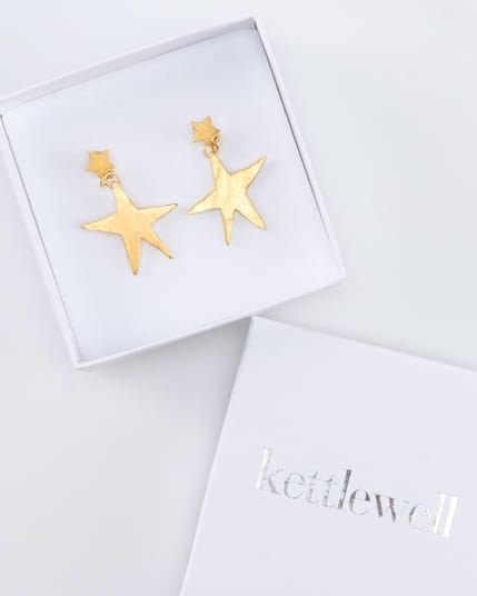 Star Earrings Gold