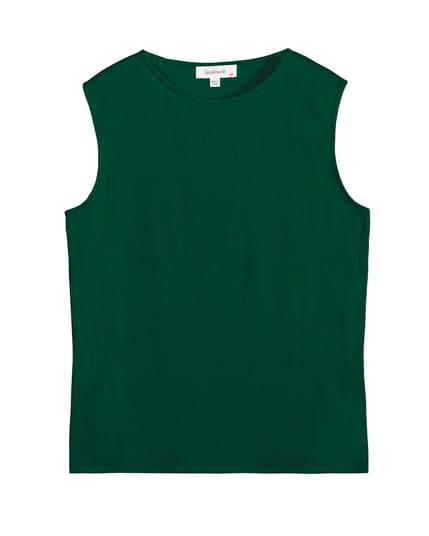 Sleeveless Rib Tee
