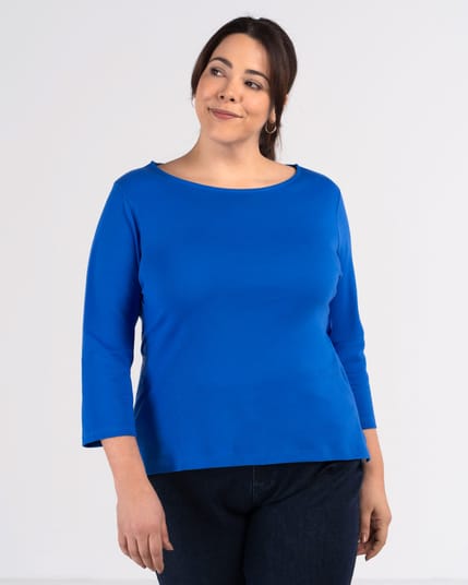Bryony Boat Neck 3/4 Sleeve
