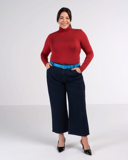 Silky Roll Neck