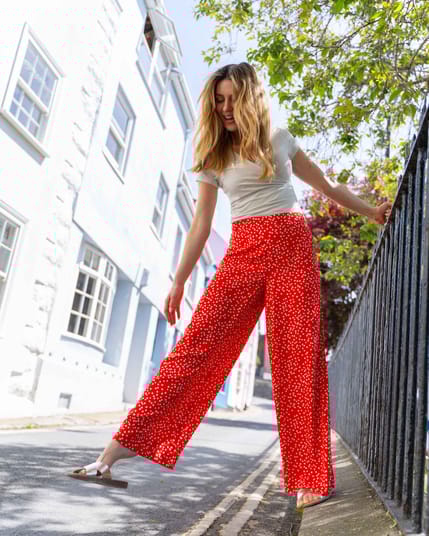 Joni Print Trousers