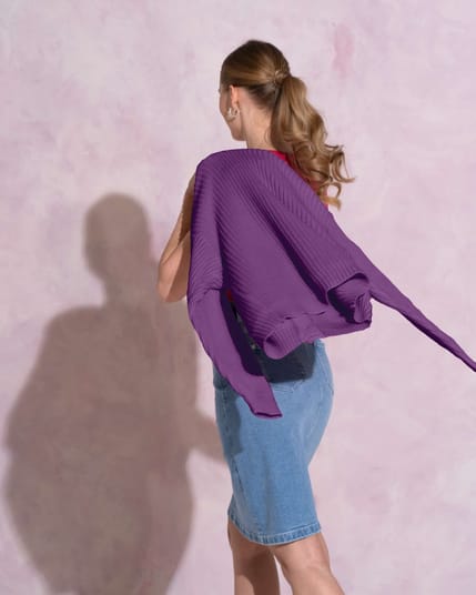 Emma Organic Chunky Knit Cardigan