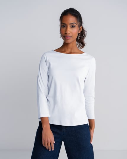 Bryony Boat Neck 3/4 Sleeve