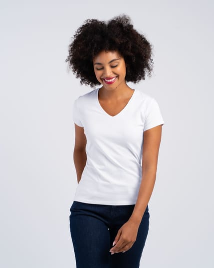 Everyday Cotton V Neck