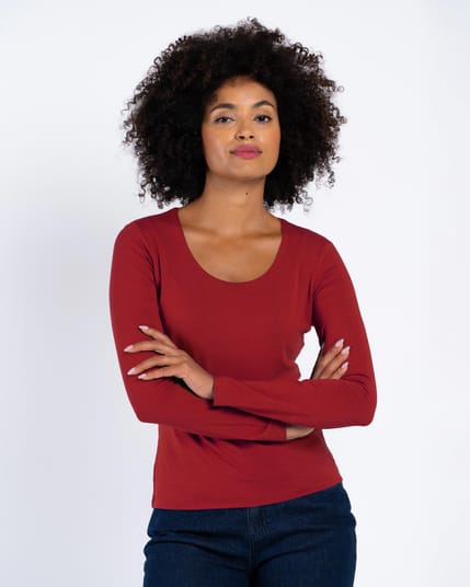 Darcey Scoop Long Sleeve