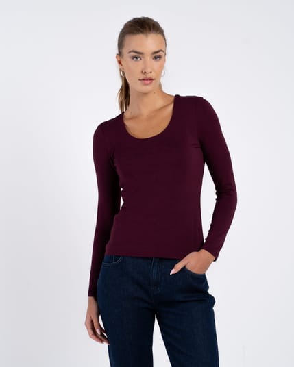 Darcey Scoop Long Sleeve