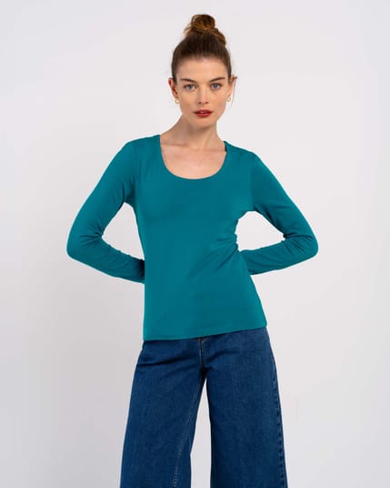Darcey Scoop Long Sleeve